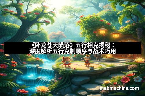 《卧龙苍天陨落》五行相克揭秘：深度解析五行克制顺序与战术巧用